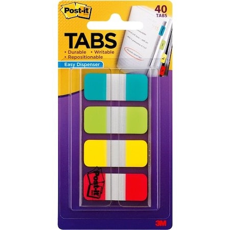 3M Commercial Tabs, Post-It, Primary, Ast MMM676ALYR